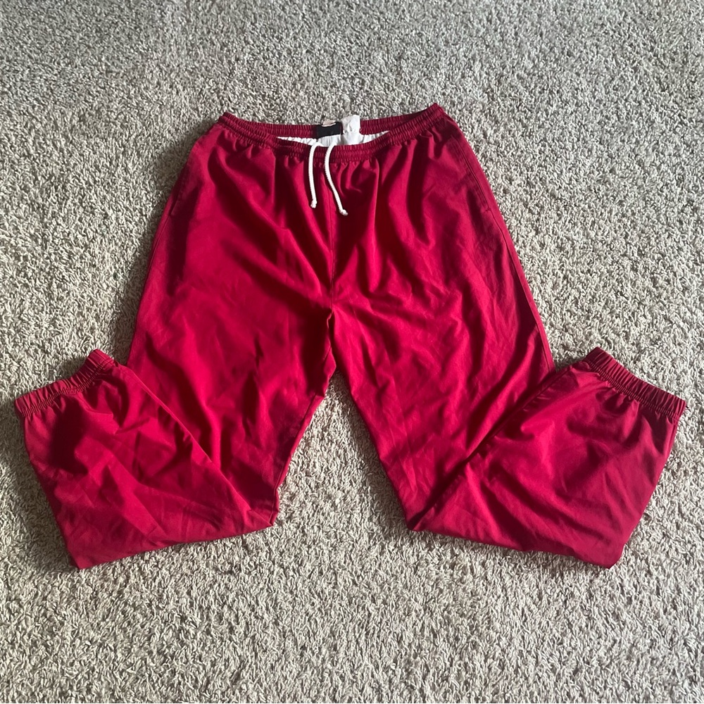 Red Track Pants